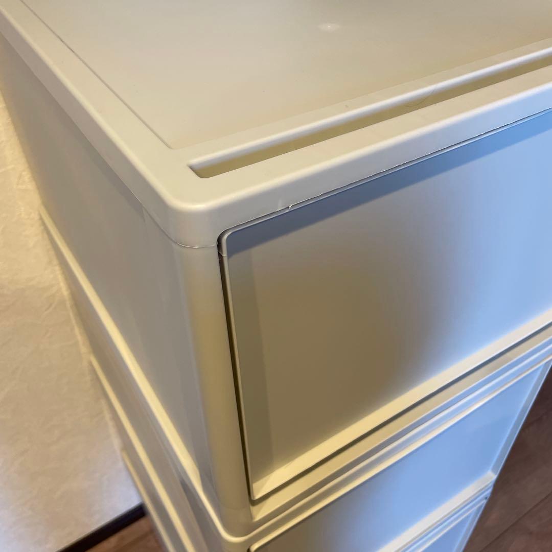 山善　収納ボックス　3個組　Ｌ(30cm) 奥行53cm