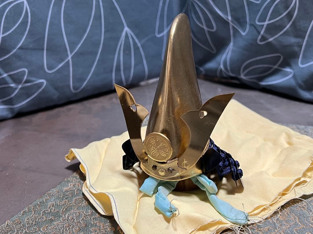 甲冑師 加藤一冑 長烏帽子兜 徳川家綱 戦国武将 兜 置物