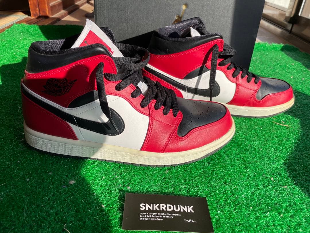 JORDAN 1 MID (554724-069)ジョーダン1 赤黒 26.5