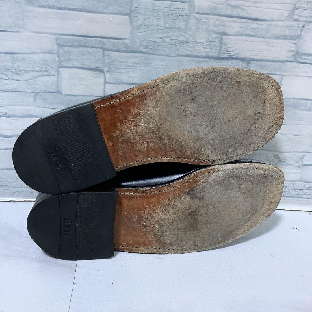 G.H.BASS ジーエイチバス ロファー LOGAN 革靴 黒 27 E