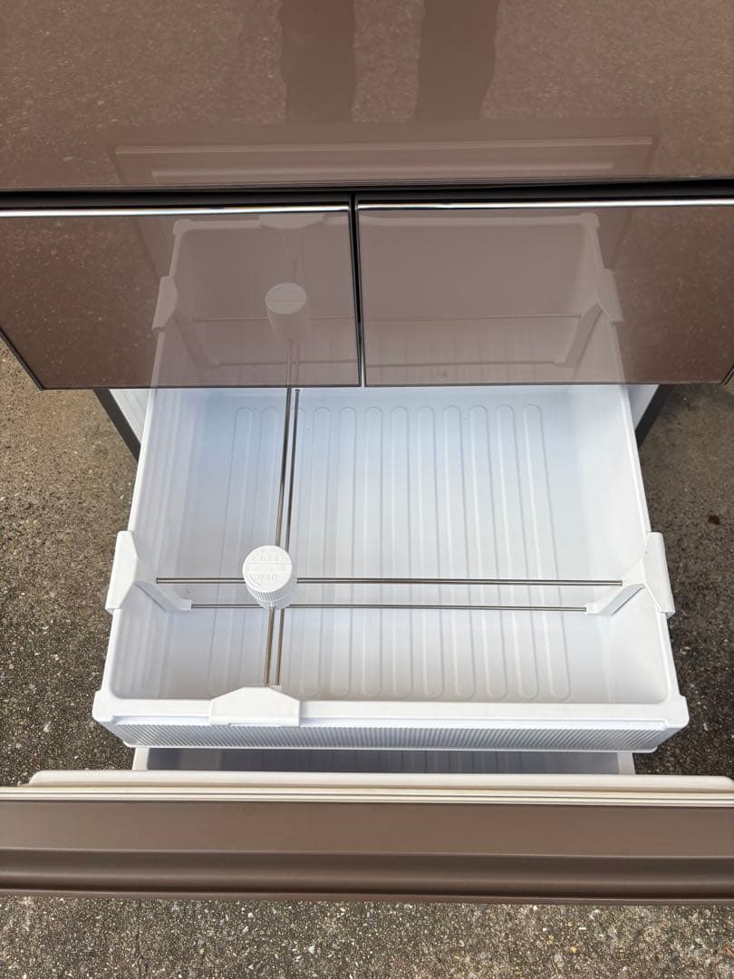 シャープ 冷蔵庫 SJ-GT42C-T 415L・2017年製 ガラスドア