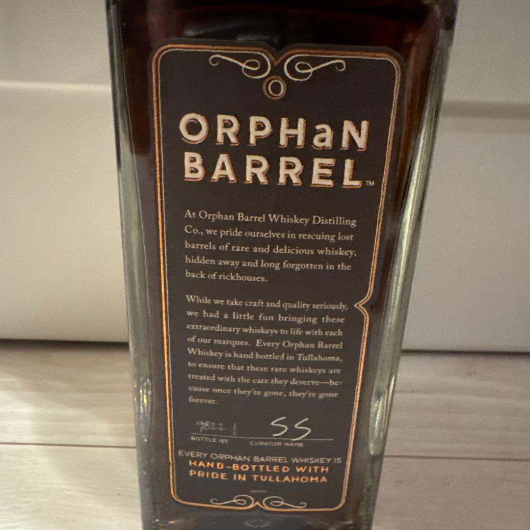 [レアボトル]Orphan Barrel 28年熟成バーボン ウイスキー
