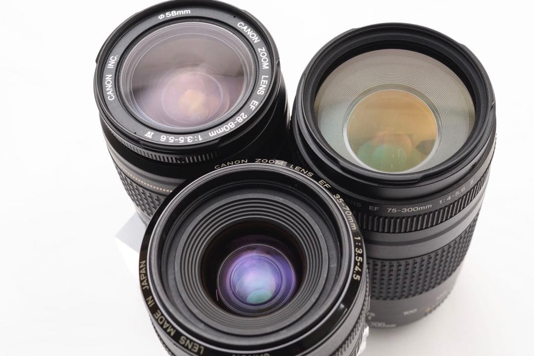 一眼レフカメラ/Canon EOS 5D Mark IVトリプルレンズセット