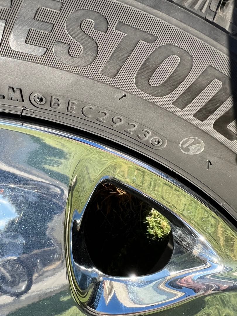 538様30セルシオ 純正オプション メッキホイール215/55R17