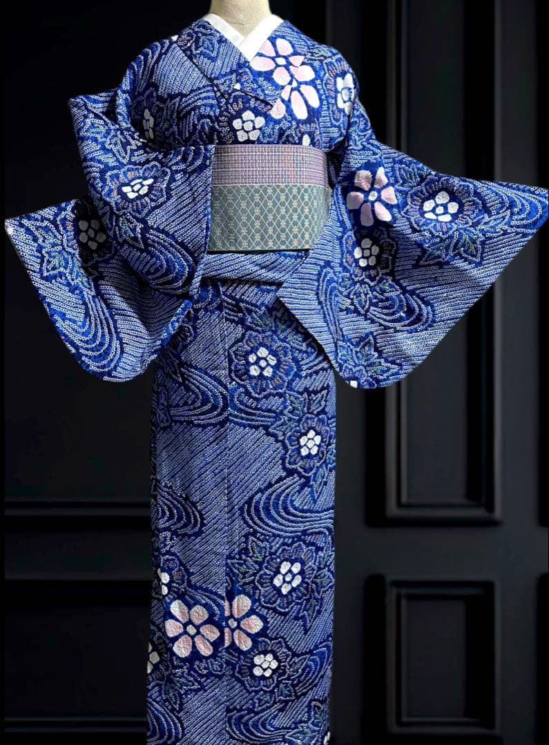 未使用✨美品❣️有松鳴海絞り浴衣