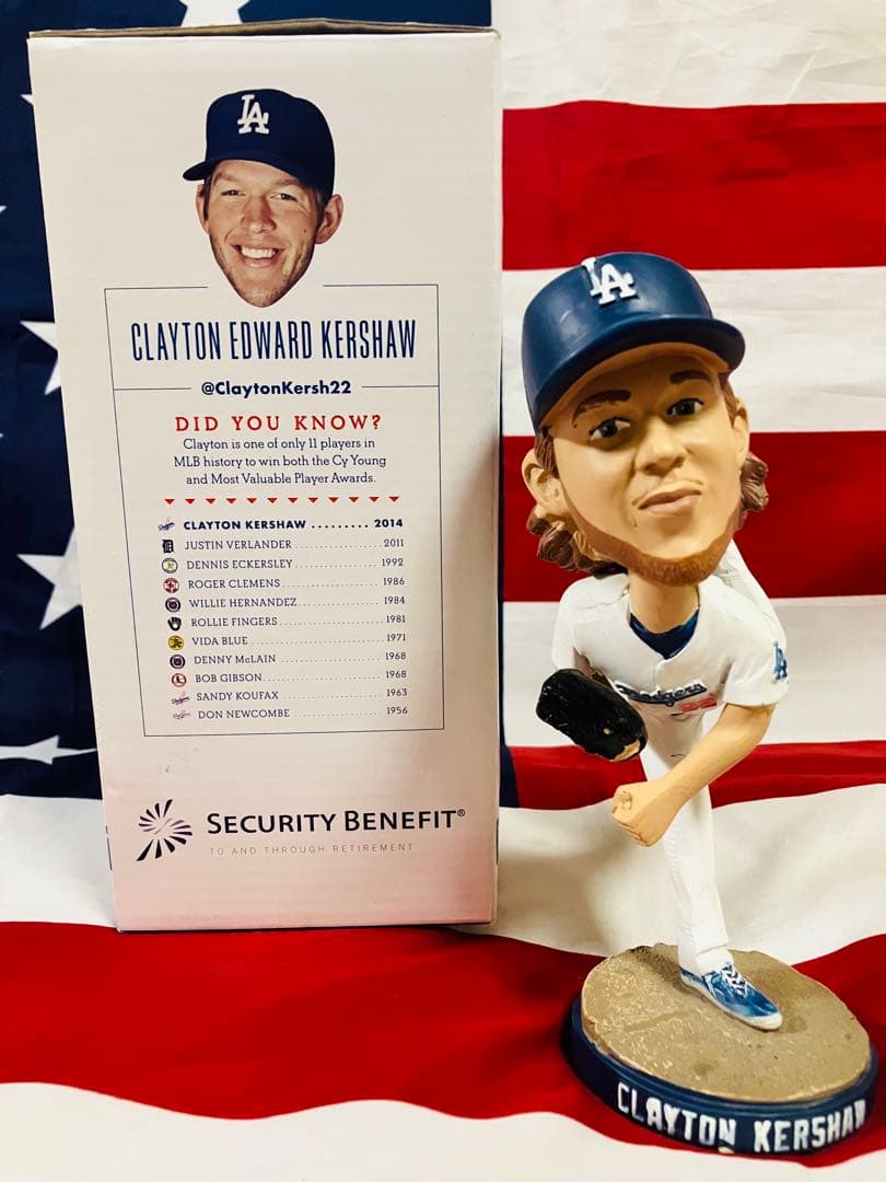 クレイトン・カーショウ 2016年　ボブルヘッド LAD ドジャース