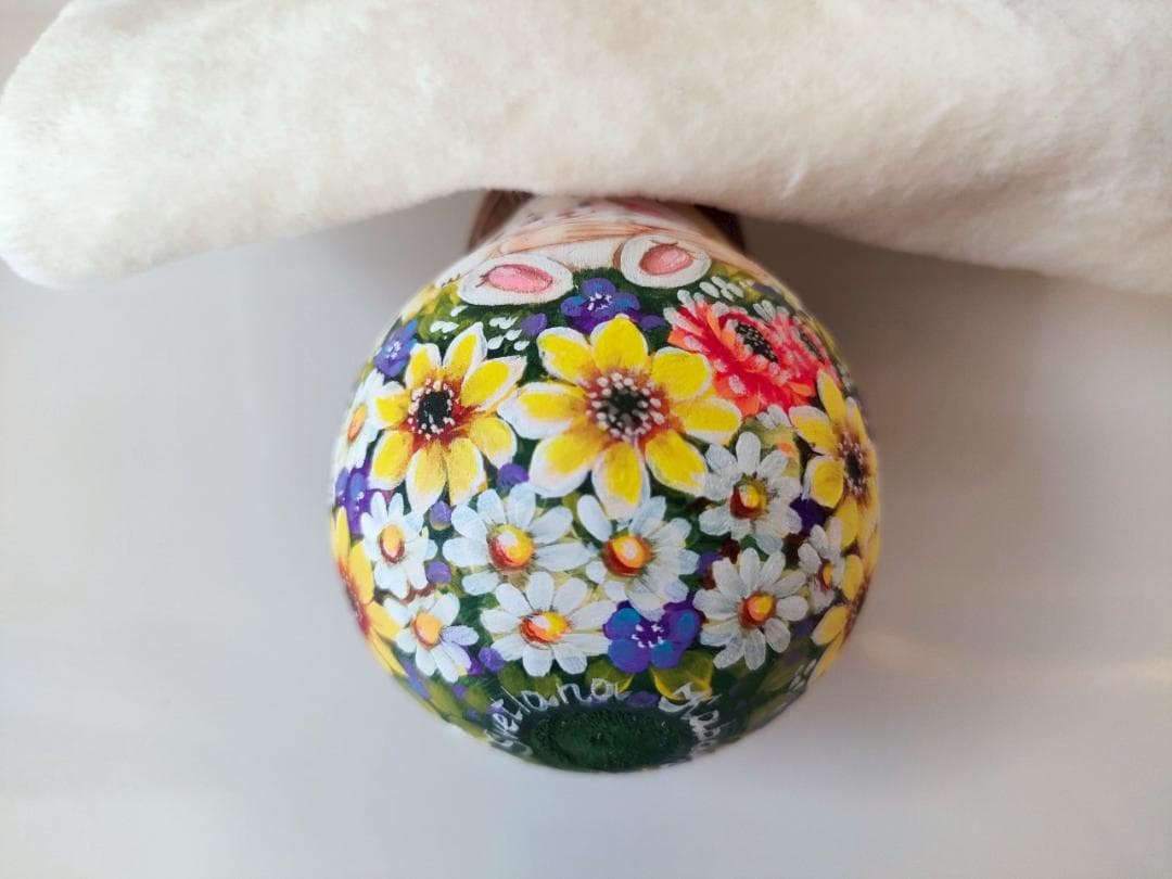 【KV001】10cm級 おきあがりこぼし カバノヴァ　花冠