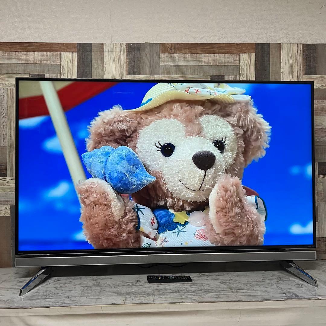 即日受渡❣️全国送料込シャープ 60V4Kテレビ YouTube.U-NEXT視聴