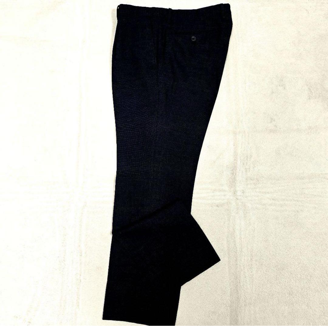 極美品 スーツセレクト セットアップ ビジネス SUPER110s ネイビー L