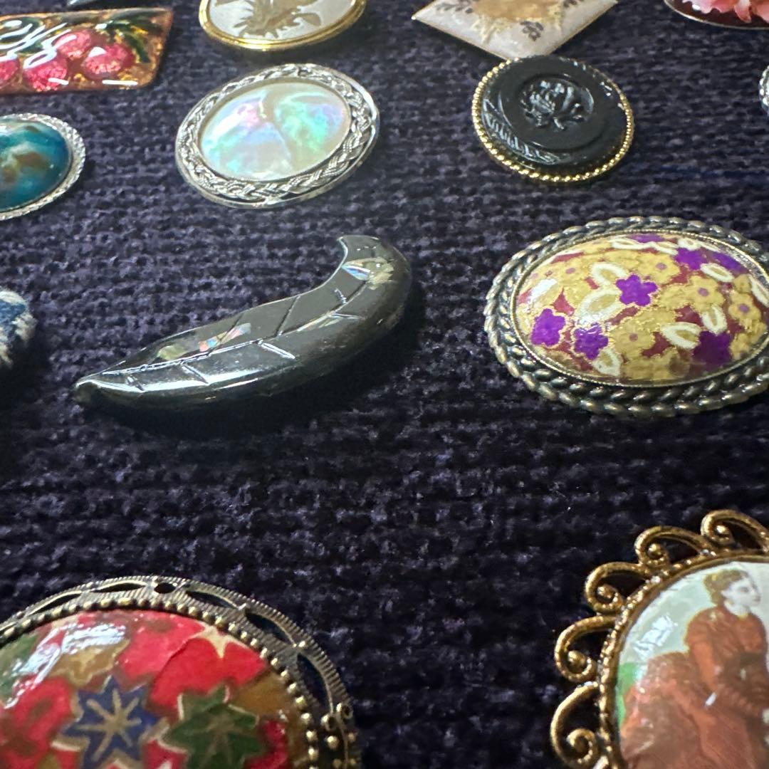 【vintage】昭和レトロ　ブローチ　まとめ売り　50点以上　大量