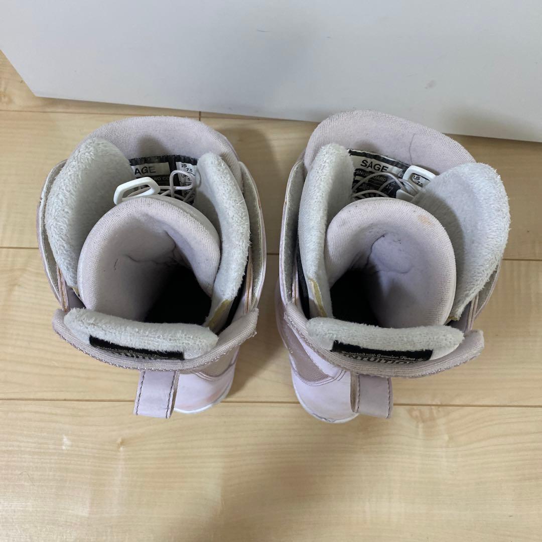 【即日発送】RIDE ライド ピンクスノボブーツ　SAGE サージ24.5cm