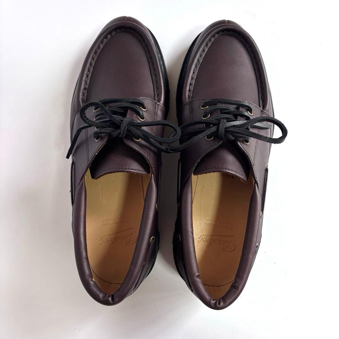 【新品同様】パラブーツ シメイ EBONY レザーシューズ 8 フランス製 箱付