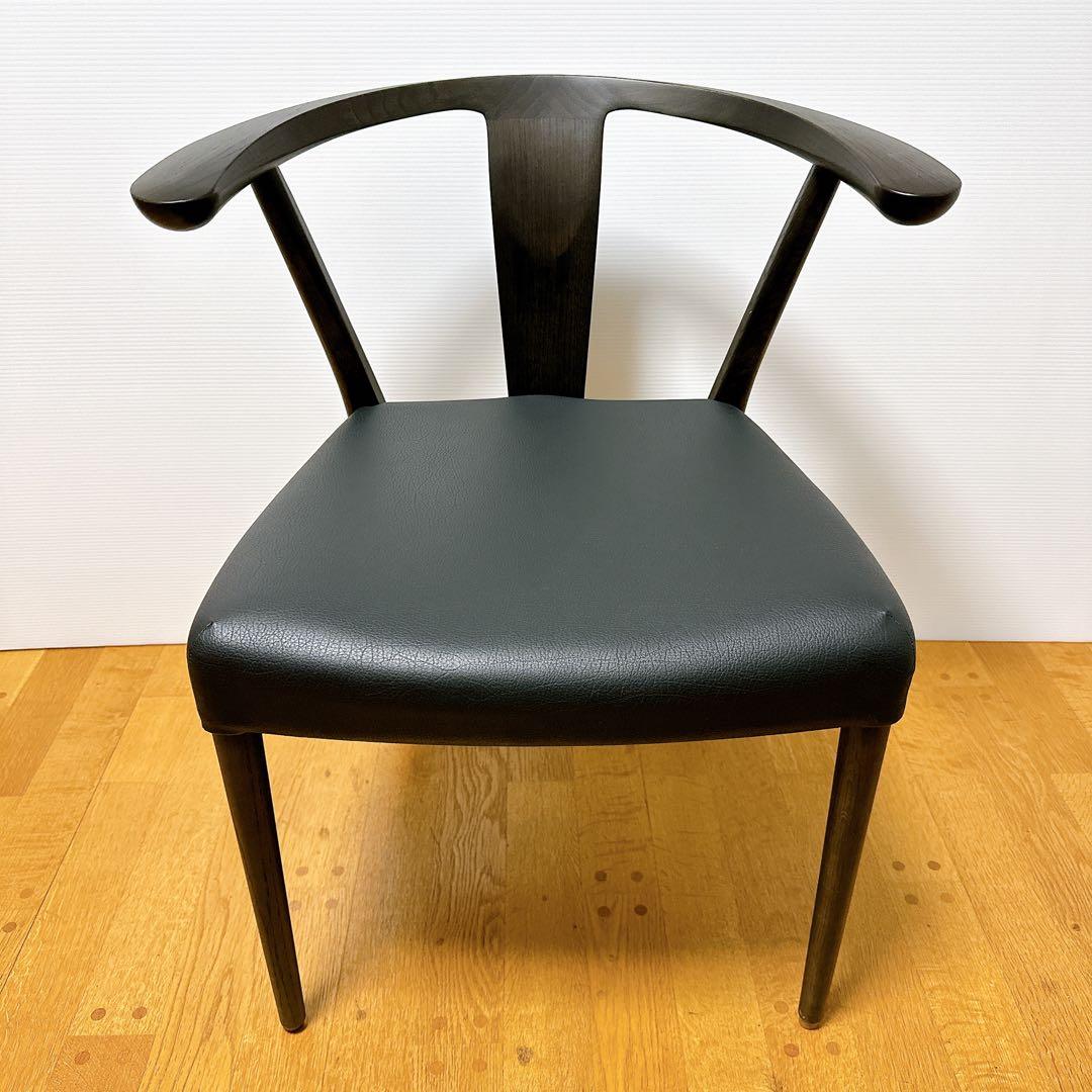 karimoku カリモク 日本製 CW46 ダイニングチェア 本革 レザー