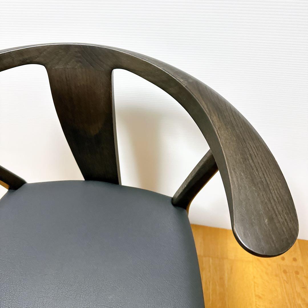 karimoku カリモク 日本製 CW46 ダイニングチェア 本革 レザー