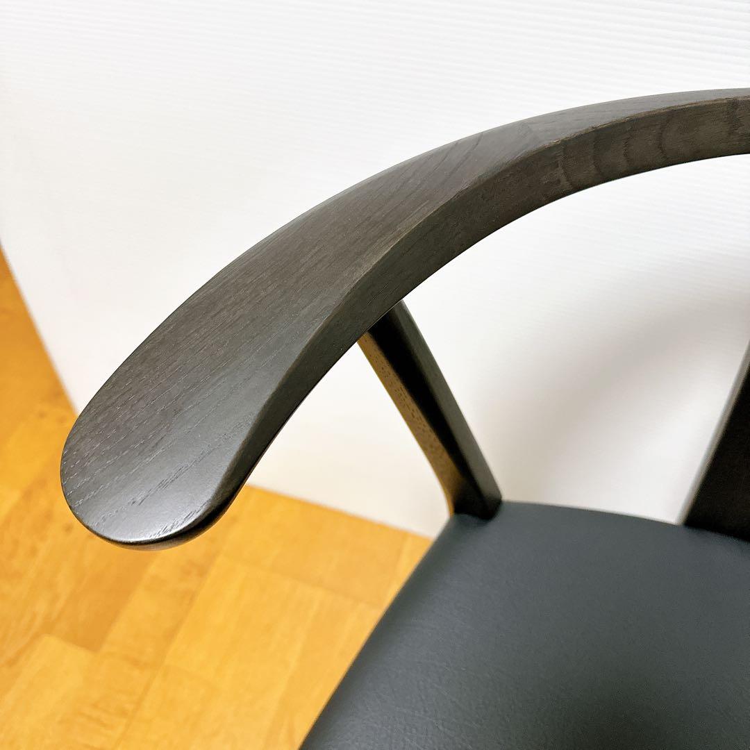 karimoku カリモク 日本製 CW46 ダイニングチェア 本革 レザー