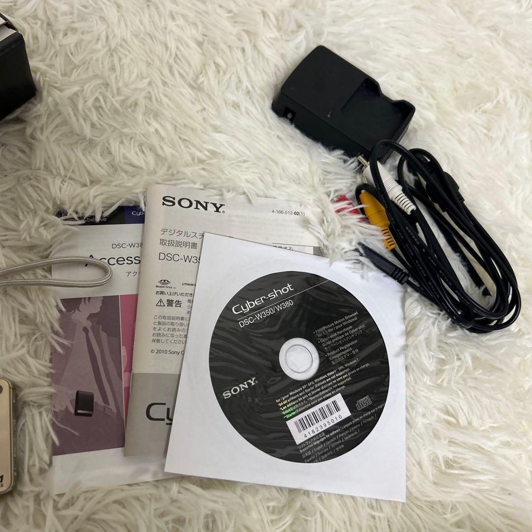 【未使用級】SONY Cyber-shot DSC-W350 デジカメ ゴールド