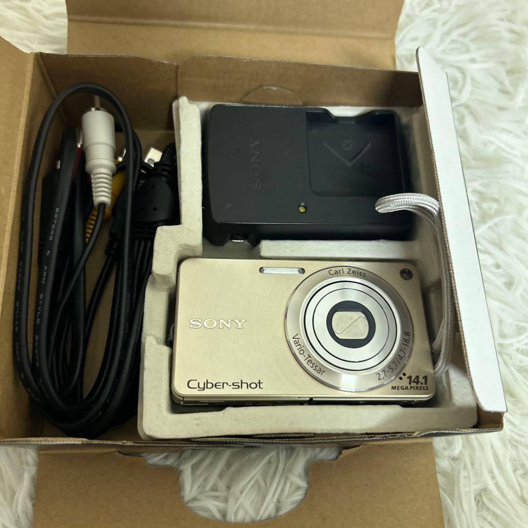 【未使用級】SONY Cyber-shot DSC-W350 デジカメ ゴールド