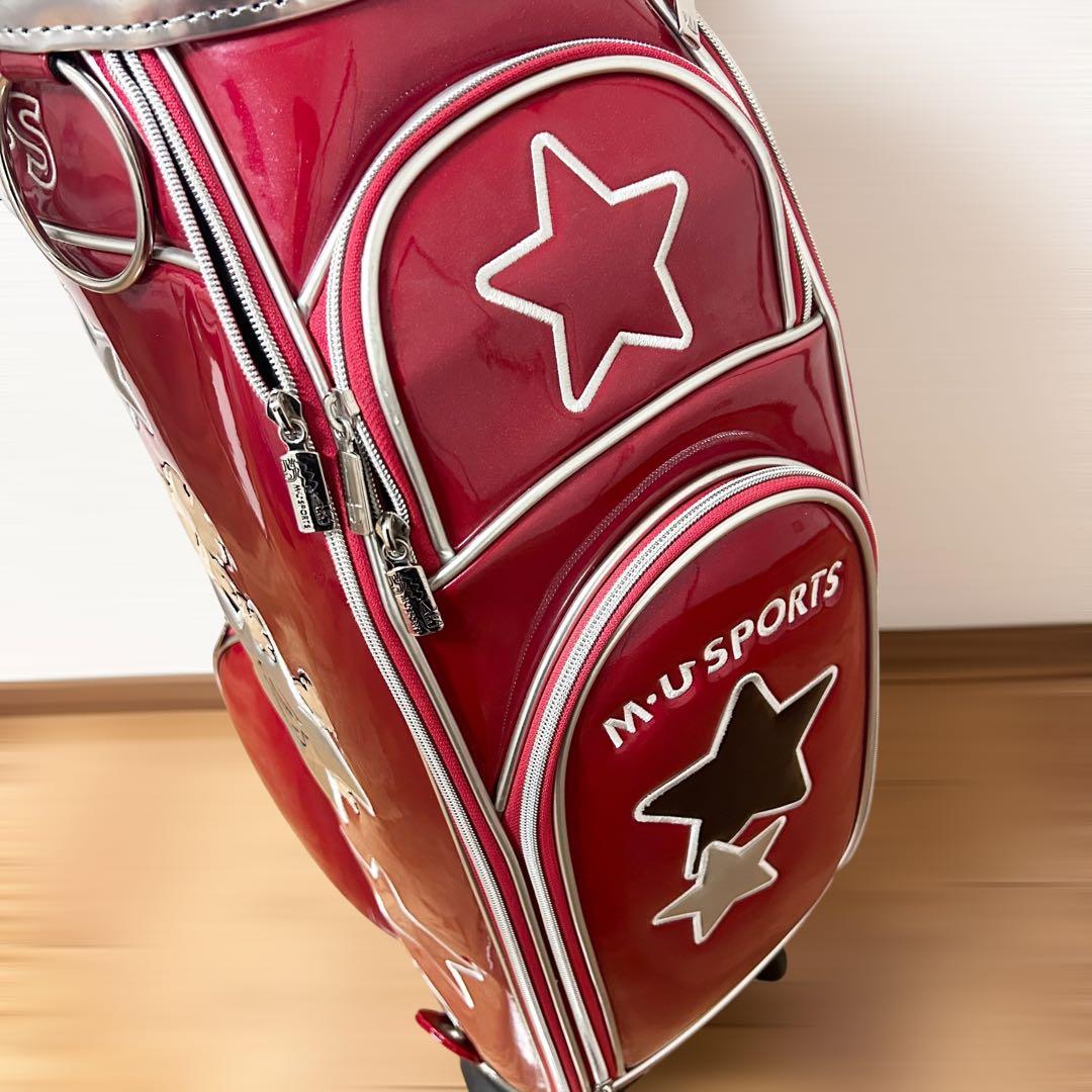 キャスター付き　希少　MU SPORTS　MU スポーツ キャディバッグ