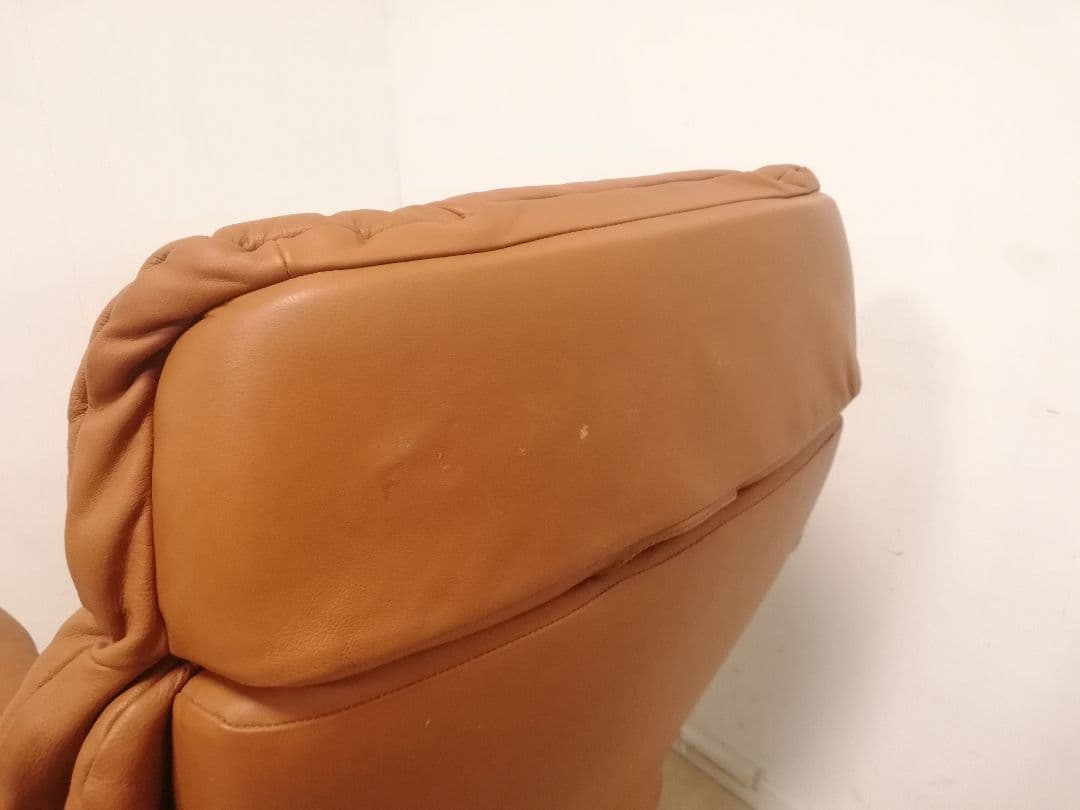 美品 EKORNES ストレスレスチェア レノ（M）キャメルレザー オットマン別