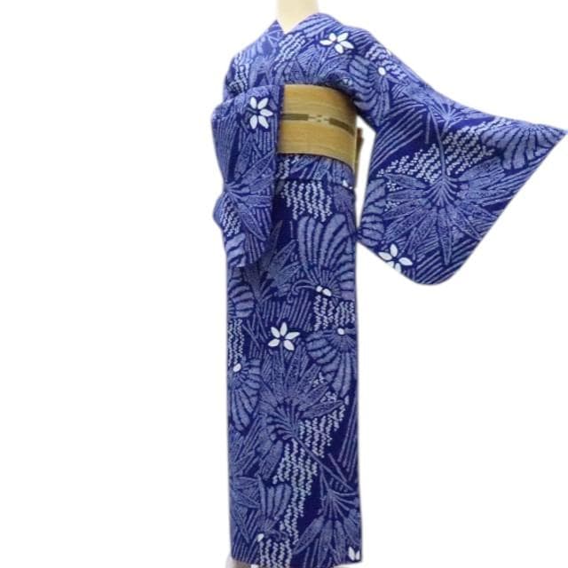専用Y3470◆新品 有松鳴海絞り 仕付け・背当て付 手縫い 高級浴衣
