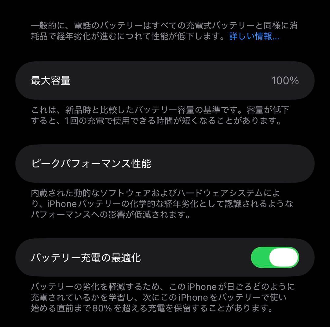シャッター音なし iPhone14ProMax バッテリー100%