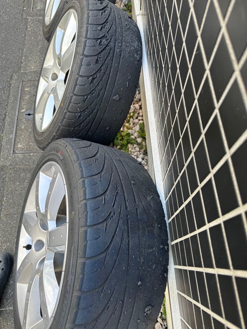 フェアレディZ　Z33　日産純正17インチアルミホイール4本ドリフト引き取り限定