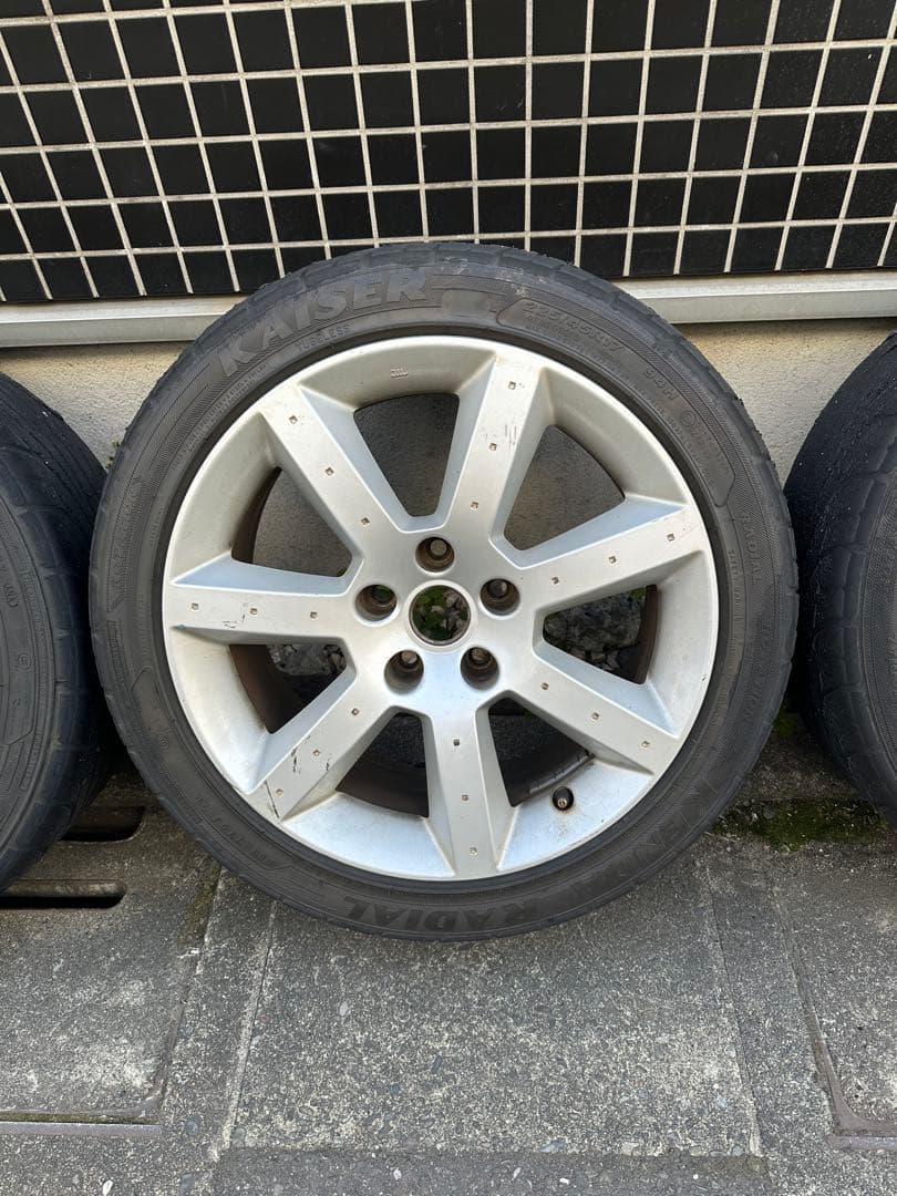 フェアレディZ　Z33　日産純正17インチアルミホイール4本ドリフト引き取り限定
