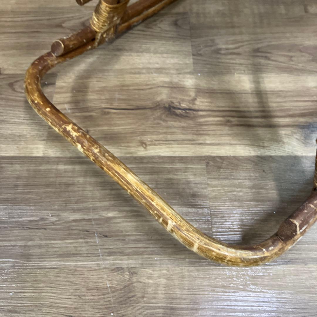 B-2 ヴィンテージ ラタン ロッキングホース 籐製 木馬 子供用 インテリア