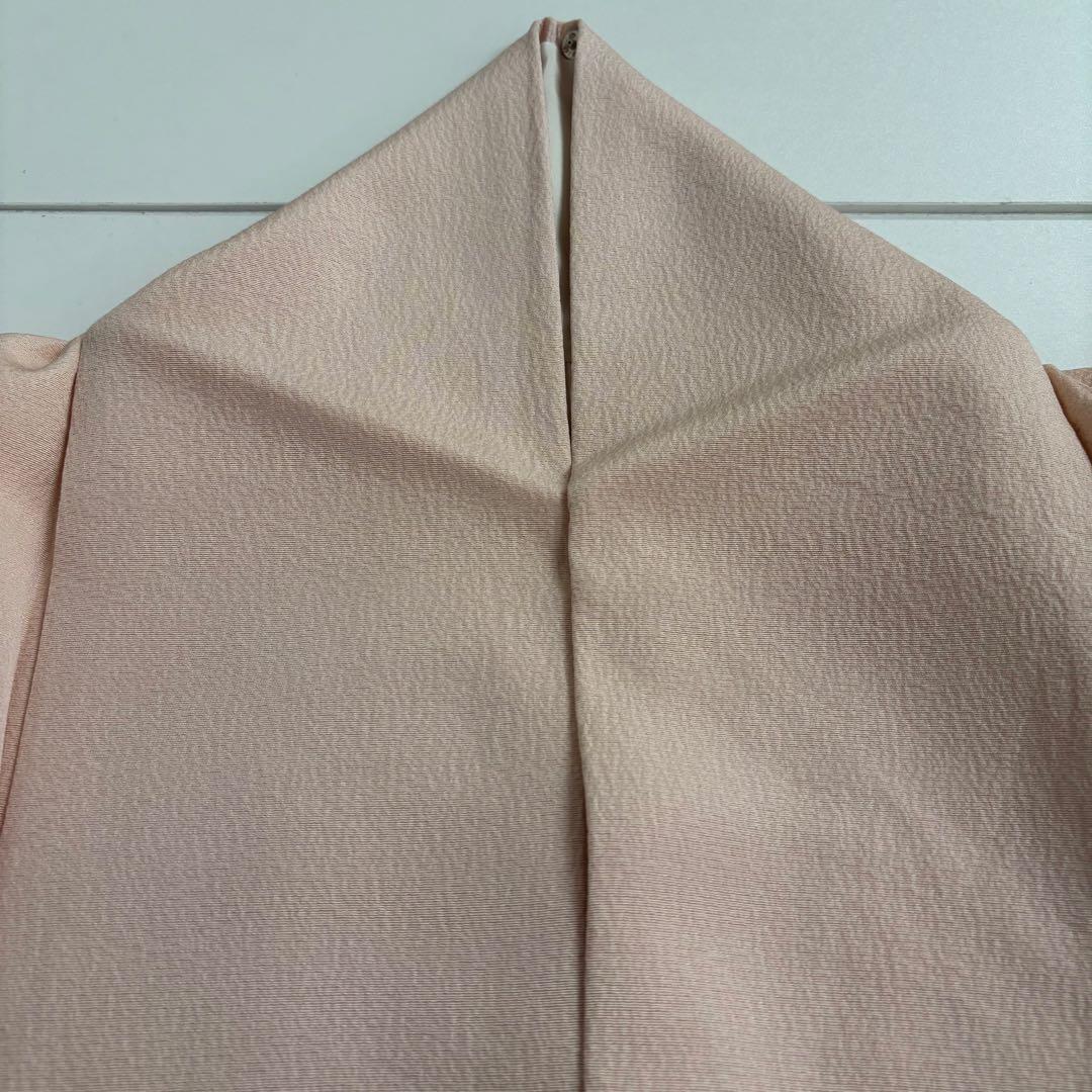 刺繍 金駒刺繍 裄68 金彩 上品 紋無し 付下げ 正絹 AK-5034