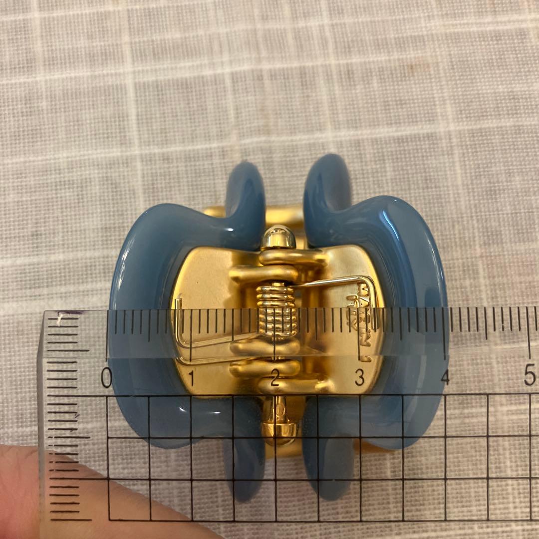 アレクサンドルズアリ(ALEXANDRE ZOUARI) ブルー　ヘアクリップ