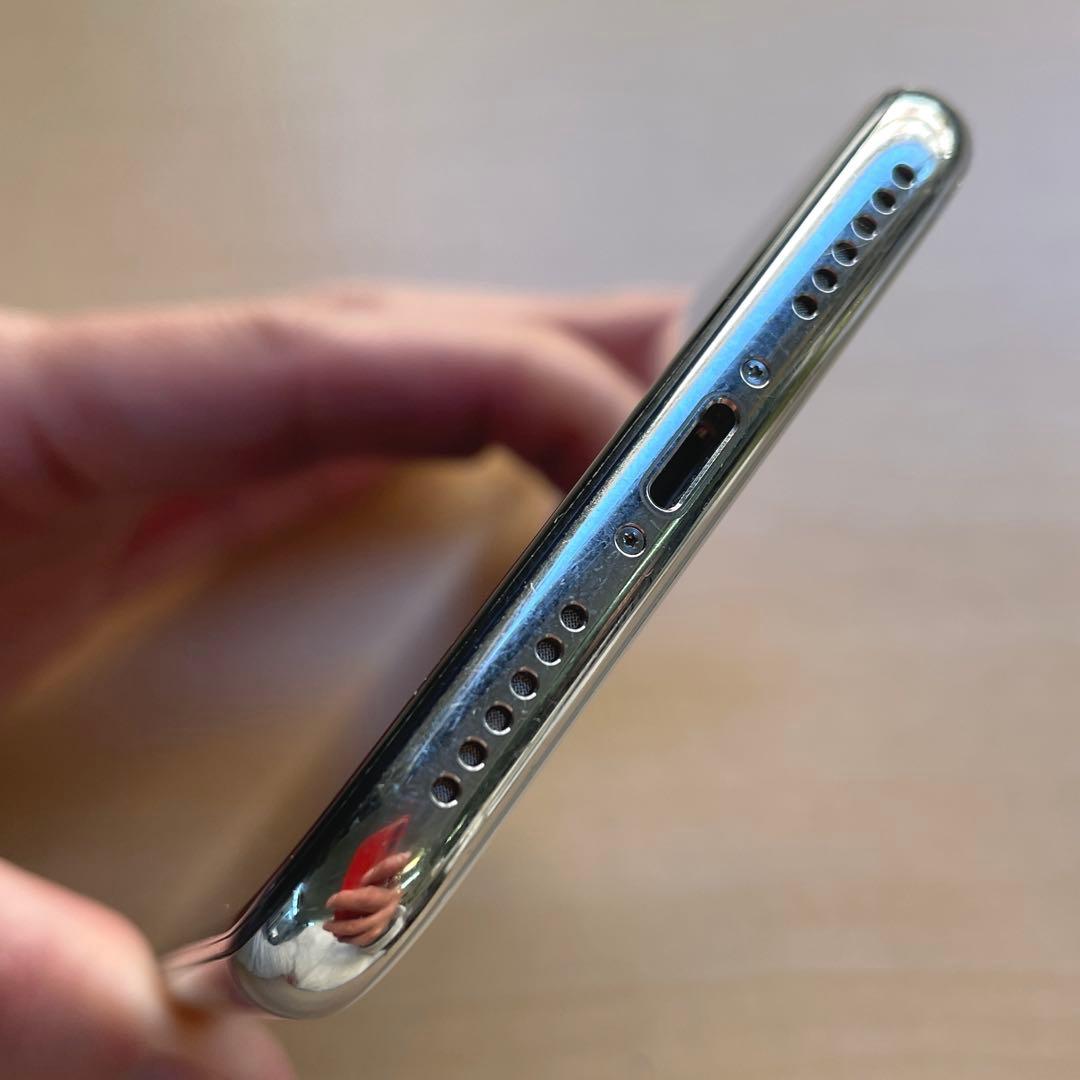 iPhone X シルバー　64GB A1902 美品　バッテリー90% #2