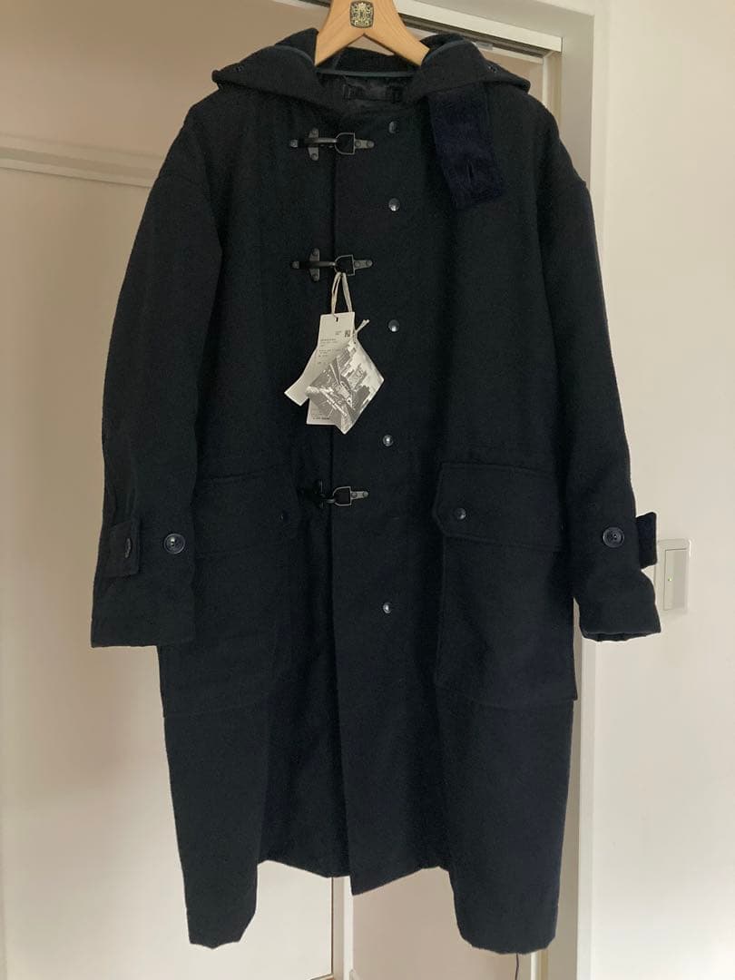 新品半額以下 エンジニアードガーメンツ ファイヤーマン ダッフルコート navy
