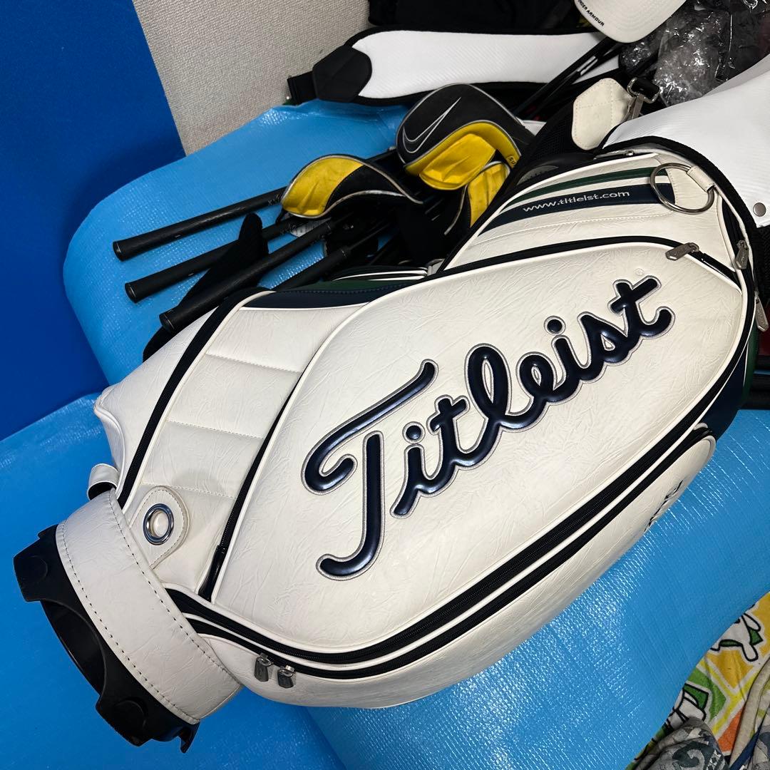 Titleist キャディバッグ ホワイト/グリーン