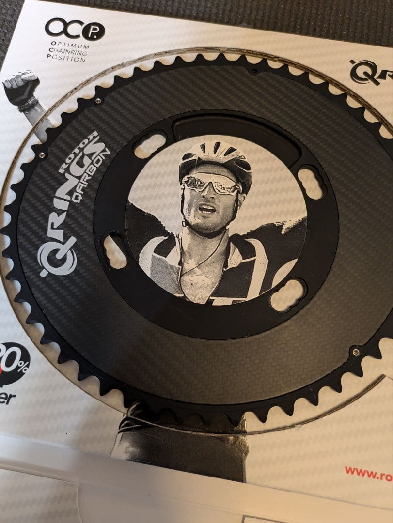 Rotor Q-ring Qarbon 110 52T ローター チェーンリング