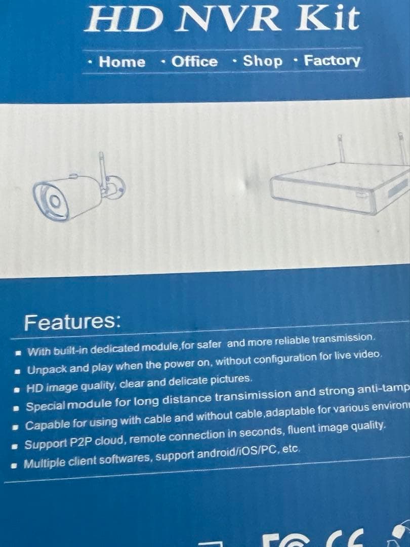 全て備わってすぐ使える監視カメラ【HDDハードディスク6TB付き！！！】