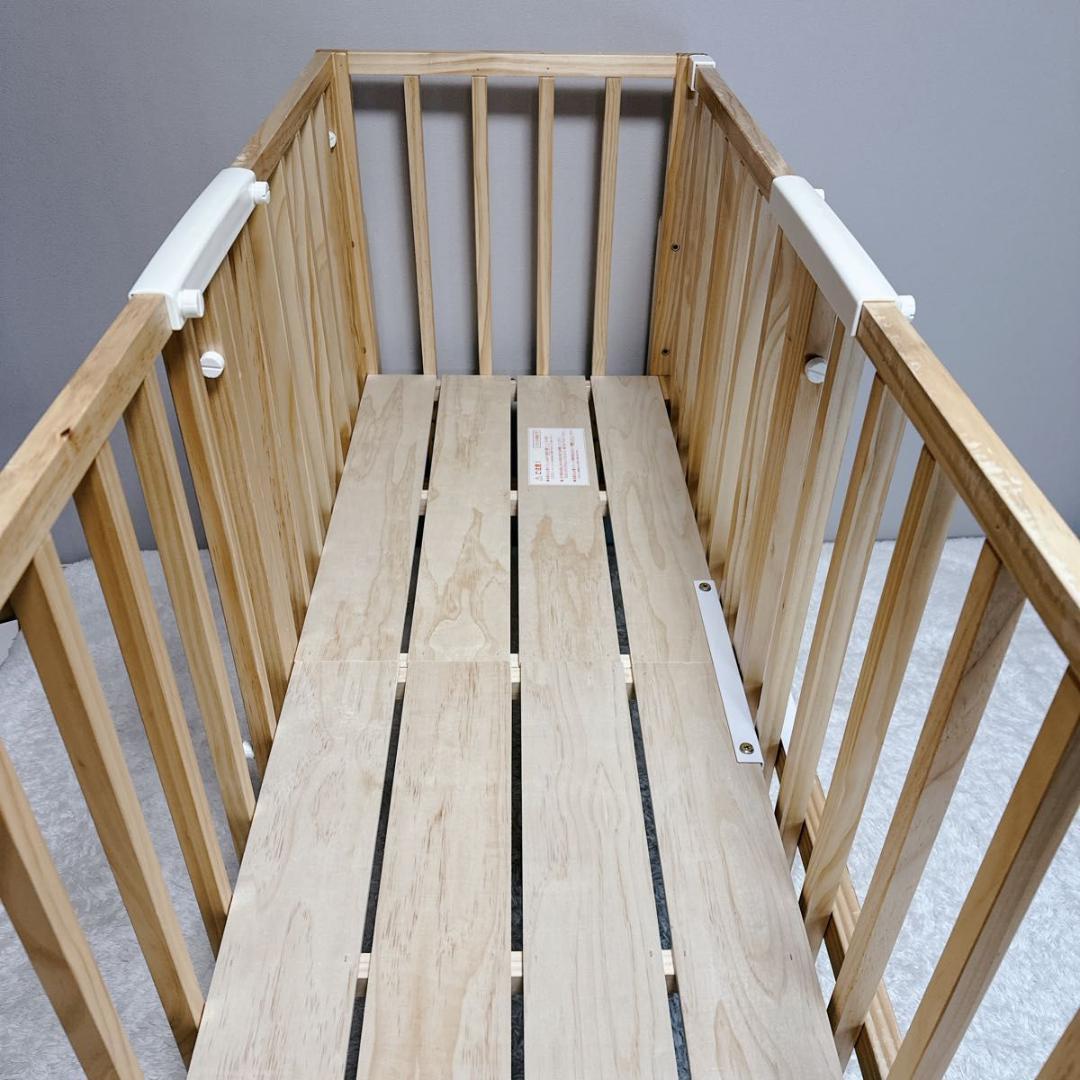 大和屋 yamatoya ベビーベッド そいねーる3 ベビーサークル NA