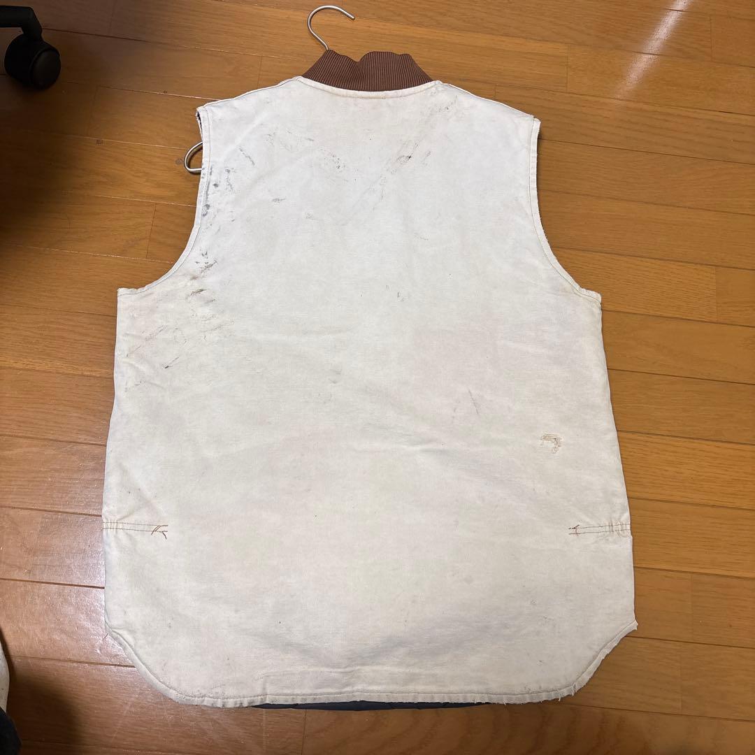 Carhartt ダックベスト　アイボリー