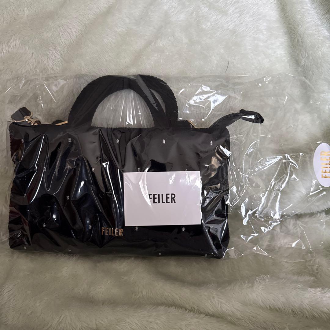 フェイラー　ユニ　ミニショルダー　ブラック品切れカラー