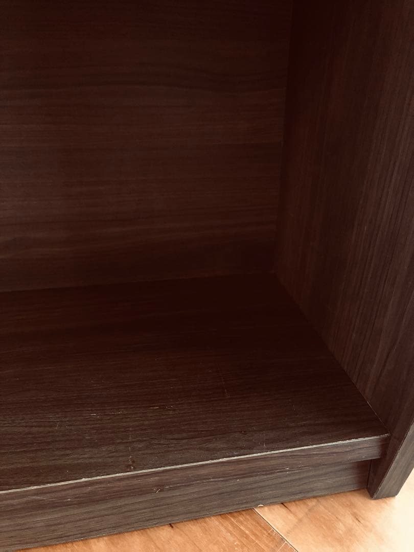 本棚 ロータイプ 幅93cm 木目調 絵本ラック 収納 Large