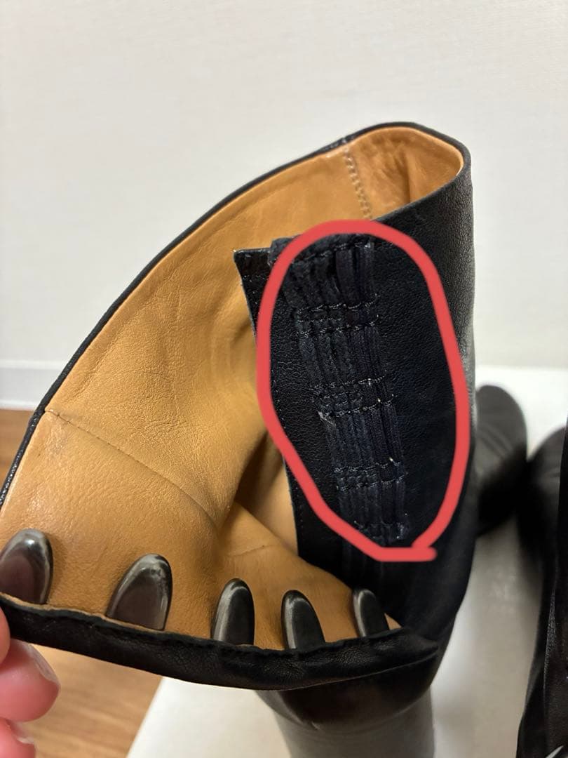 ［補正あり］Maison Margiela 足袋ブーツtabi 38
