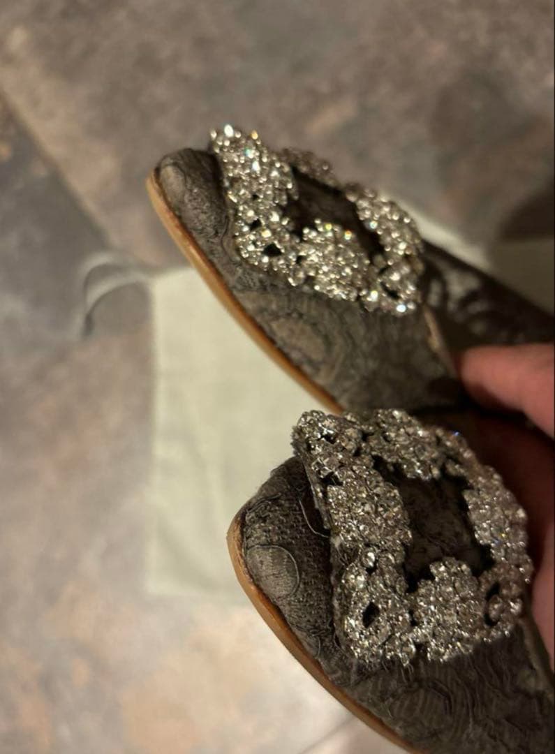 MANOLO BLAHNIKマノロブラニク◆HANGISI ハンギシ レース36