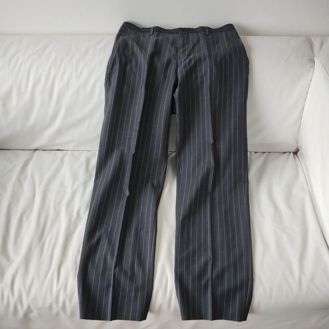 エトロ ETRO ストライプ シングル 3B スーツ セットアップ 50 グレー