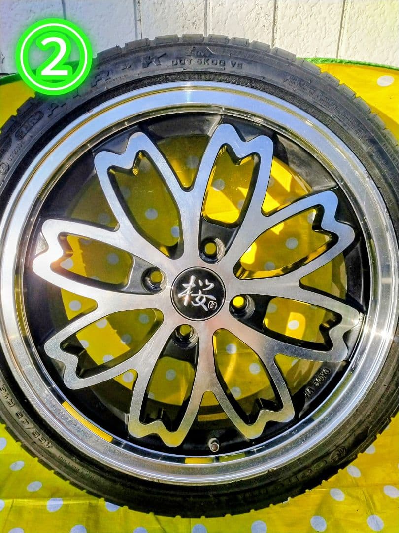 リ*ク様 R-PRIDE(アールプライド) 和道桜 16インチ タイヤホイールセ