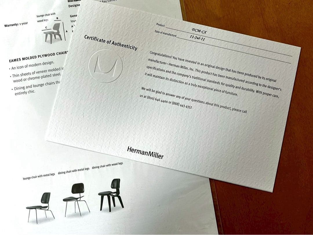 mini0rHermanMillerハーマンミラー DCMウォールナット2