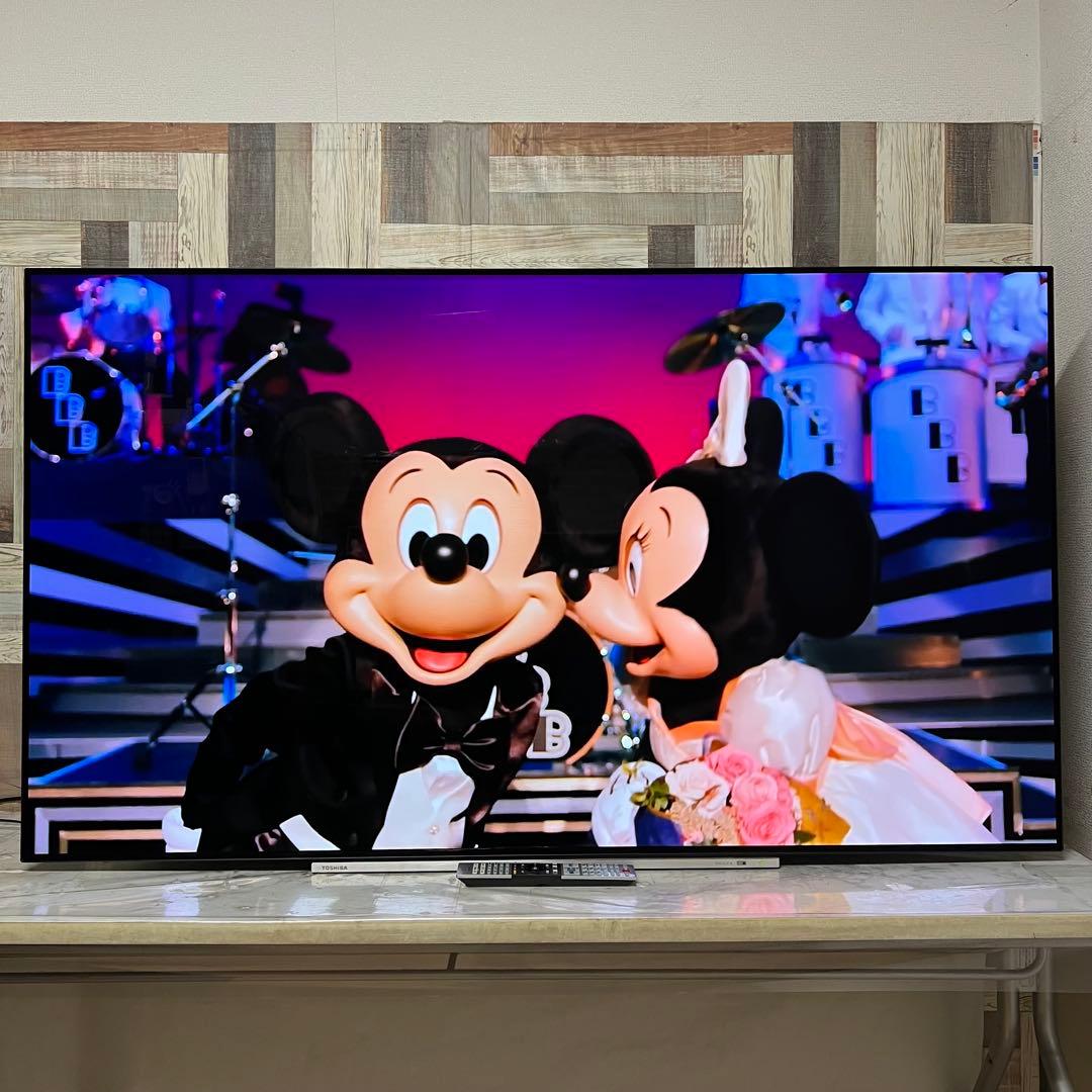 全国送料込❣️東芝REGZA65型BS/CS4K内蔵有機ELテレビネット動画多数