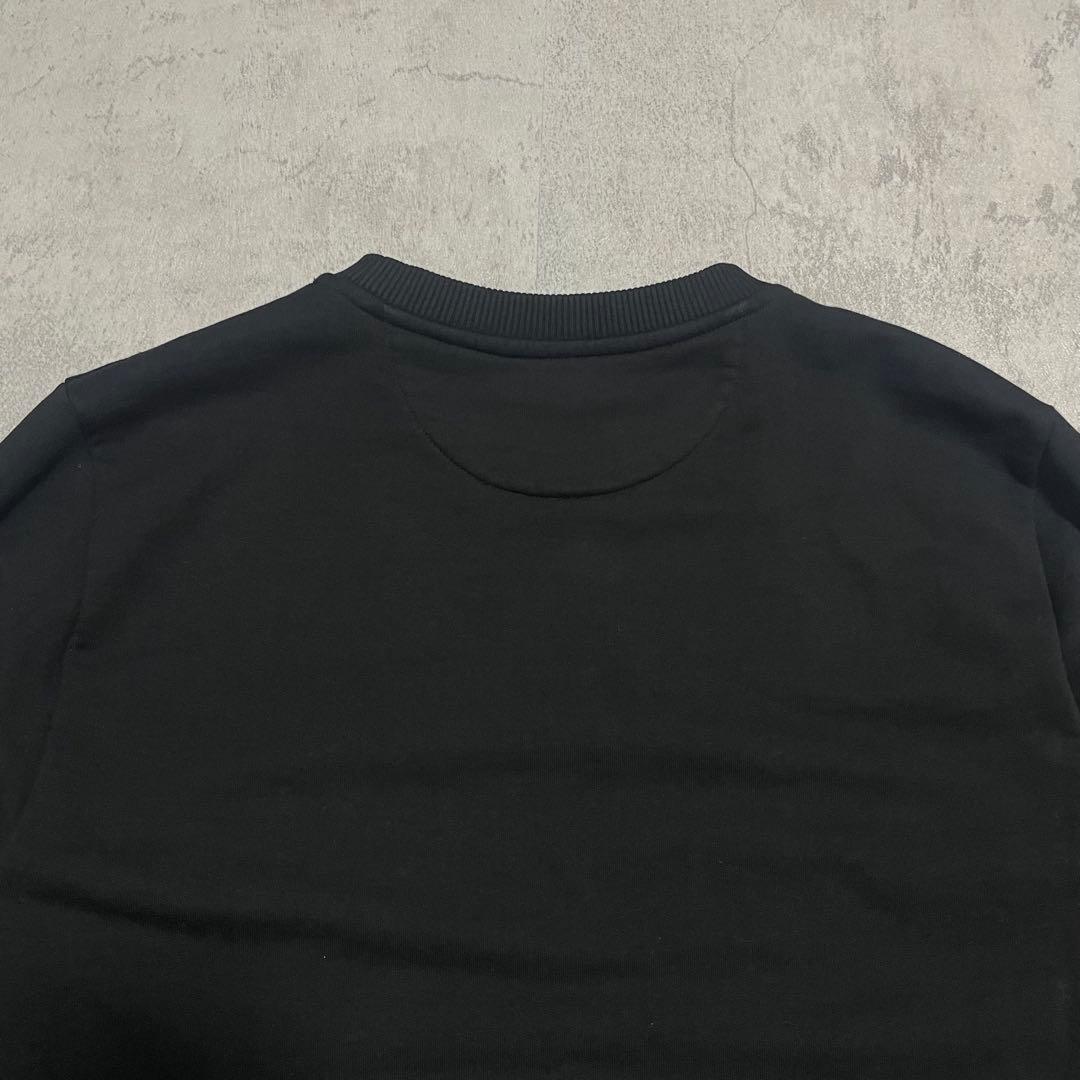 美品 FENDI ギンガムチェック FF ロゴ スウェット トレーナー 黒