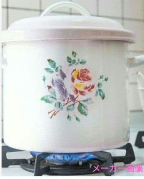 1834:イマン・マニー好き！新作ホーロー登場✨プリンセスローズ　ライス缶　新品