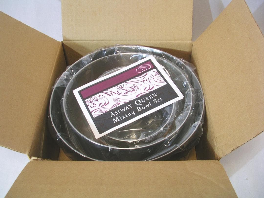 アムウェイ ミキシングボウルセット 旧型 未使用品 元箱付属 スクラブバッズ1付