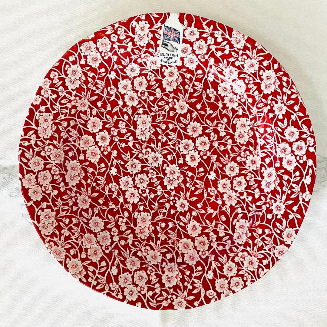 ☆Burleigh バーレイ☆未使用「レッド・キャリコ 」セット