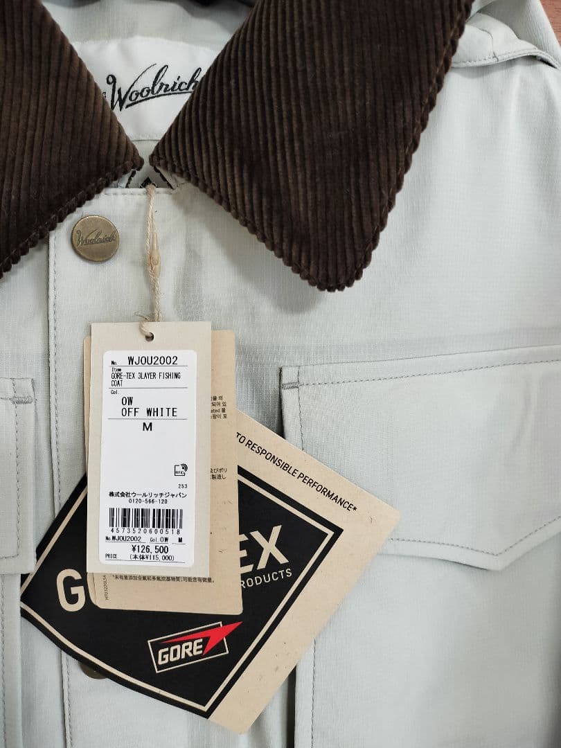 WOOLRICH ウールリッチ ゴアテックス 3レイヤーフィッシングコート 新品